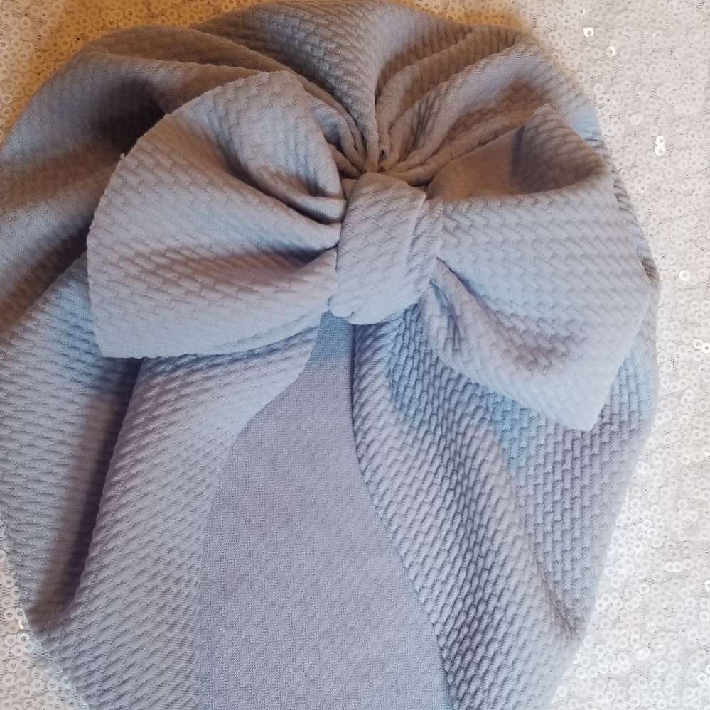 Baby Blue Turban (6-9 months)